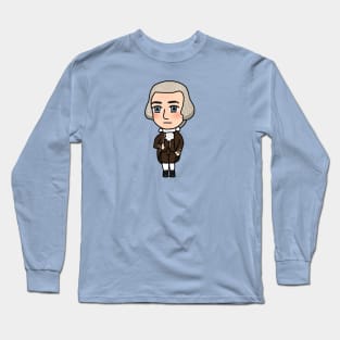 Chibi George Washington (Small Design) Long Sleeve T-Shirt